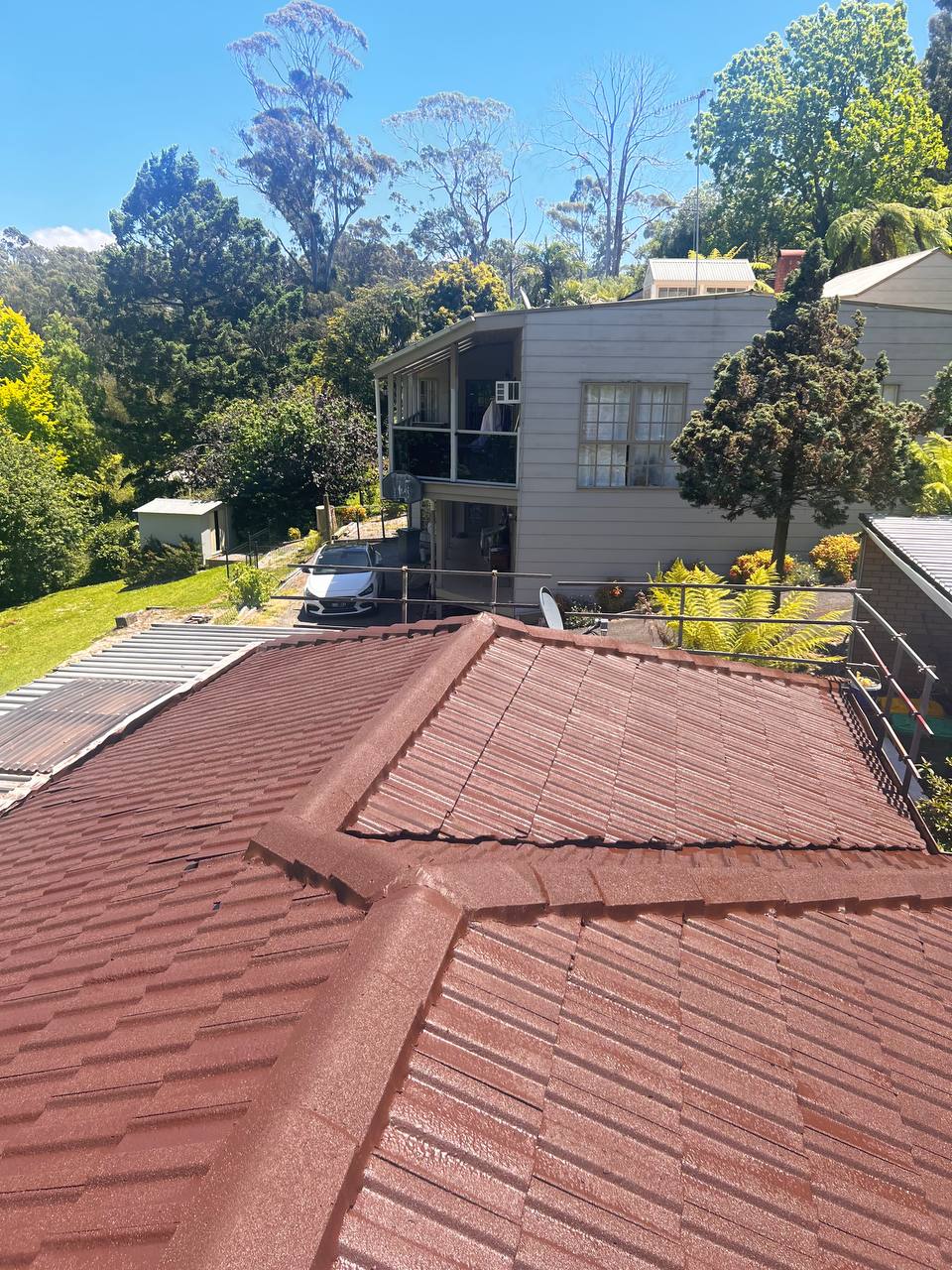 After: Restored tile roof